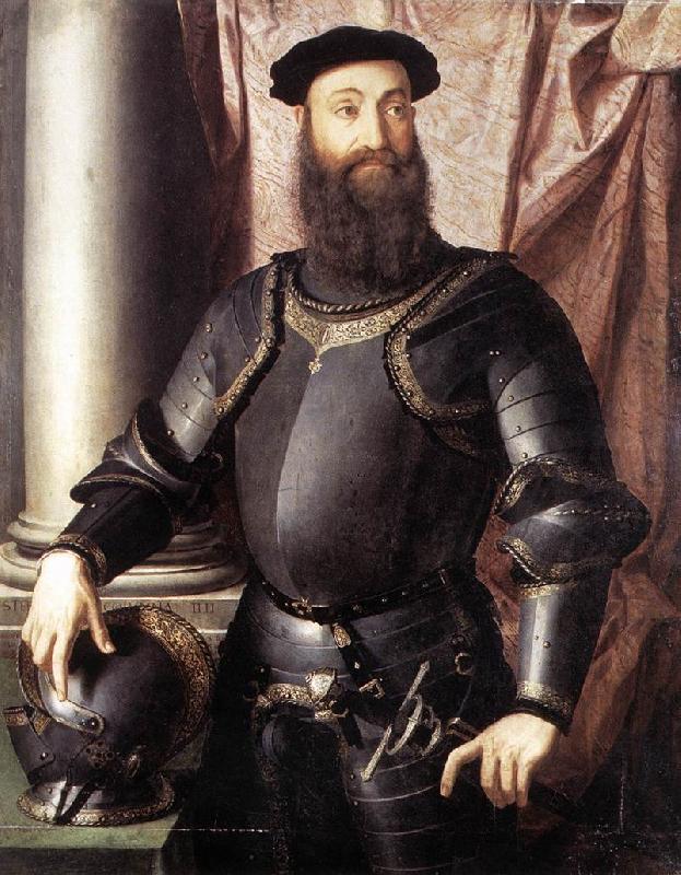 Portrait of Stefano IV Colonna, BRONZINO, Agnolo